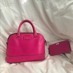 Kate Spade Purse & Matching Wallet